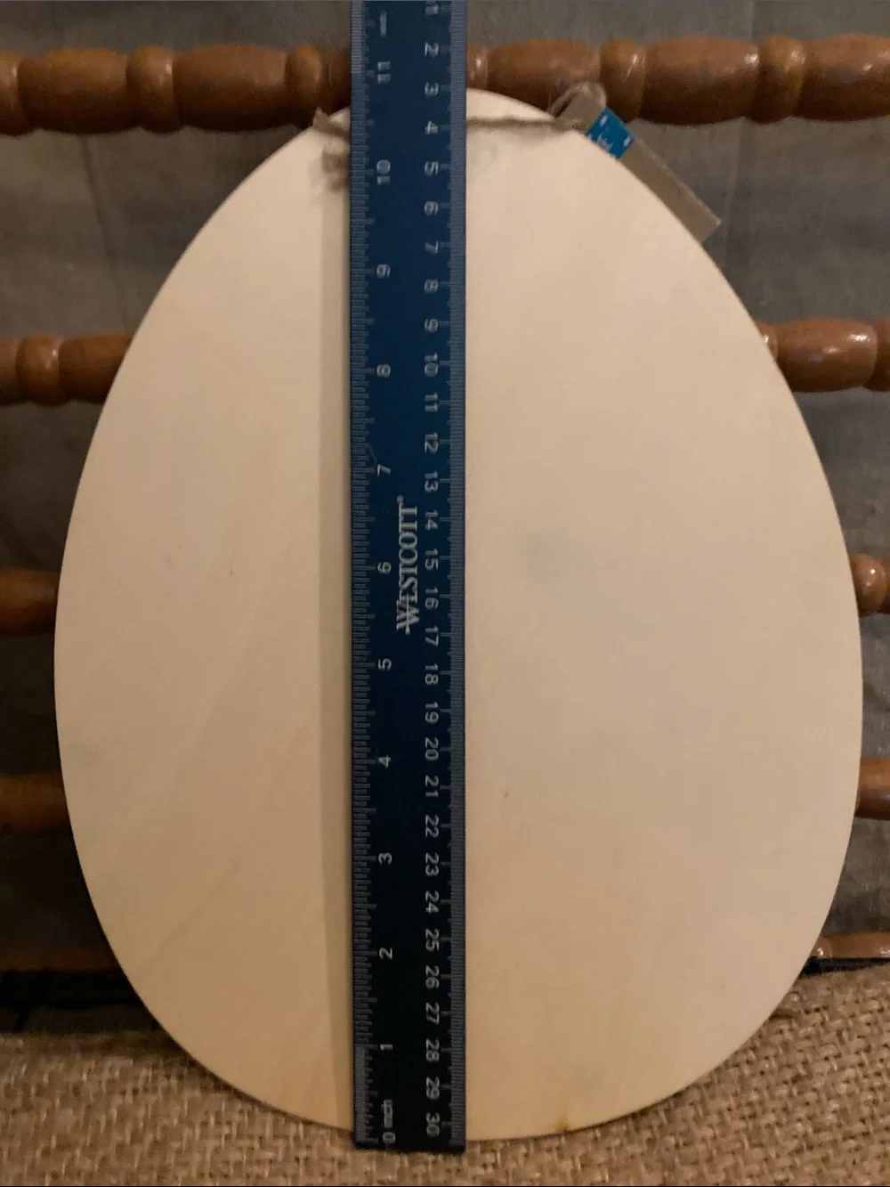 Wood bundle of Easter eggs